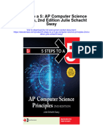 5 Steps To A 5 Ap Computer Science Principles 2Nd Edition Julie Schacht Sway Full Chapter