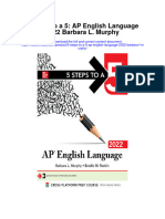 Download 5 Steps To A 5 Ap English Language 2022 Barbara L Murphy full chapter