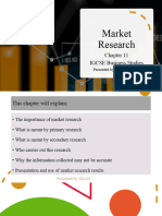 CH 11 - Market Research