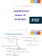 Analog Electronics Lecture-25-07032024