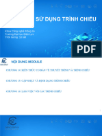 Module 5 - Su Dung Trinh Chieu Co Ban