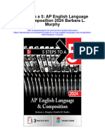 5 Steps To A 5 Ap English Language and Composition 2024 Barbara L Murphy Full Chapter