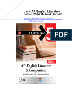 5 Steps To A 5 Ap English Literature and Composition 2024 Michael Hartnett Full Chapter