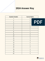 XAT 2024 Answer Key