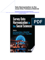 Download Survey Data Harmonization In The Social Sciences Irina Tomescu Dubrow full chapter