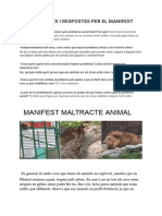 manifest maltracte animal