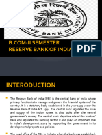 Reserve Bank of India Unit - I
