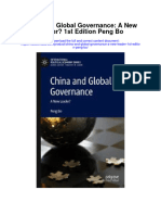 Download China And Global Governance A New Leader 1St Edition Peng Bo full chapter