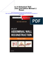 Atlas of Abdominal Wall Reconstruction 2Nd Edition Michael J Rosen Full Chapter