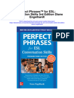 Perfect Phrases For Esl Conversation Skills 3Rd Edition Diane Engelhardt All Chapter