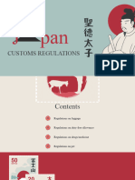Tourism - Customs Regulations In Japan