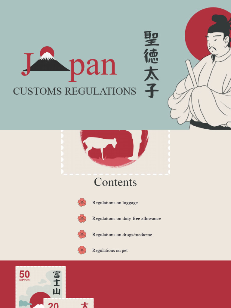 Tourism Customs Regulations In Japan PDF Drugs Stimulant