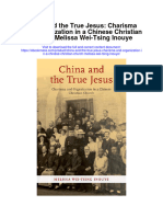 Download China And The True Jesus Charisma And Organization In A Chinese Christian Church Melissa Wei Tsing Inouye full chapter