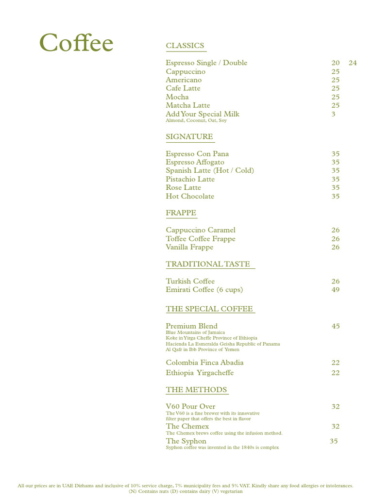 Craft Table | PDF | Hamburgers | Coffee