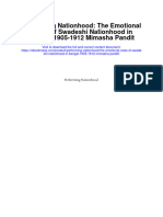 Performing Nationhood The Emotional Roots of Swadeshi Nationhood in Bengal 1905 1912 Mimasha Pandit All Chapter