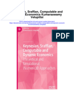 Keynesian Sraffian Computable and Dynamic Economics Kumaraswamy Velupillai Full Chapter