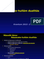 Kvantum2024 - 2 Részecske-Hullám Dualitás