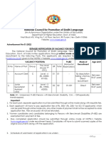 Notification Vacant Posts
