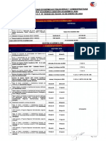 Calendario Académico F.C.E.F.A. 2024-1