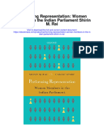 Performing Representation Women Members in The Indian Parliament Shirin M Rai All Chapter