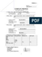 COC-Form 2 Company Profile