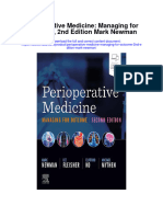 Perioperative Medicine Managing For Outcome 2Nd Edition Mark Newman All Chapter