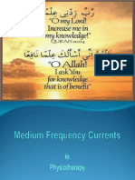 Medium and High Frequency Current