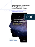 Download The Varieties Of Spiritual Experience 21St Century Research And Perspectives David B Yaden all chapter