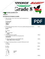 1883 Grade 8 Mathematics Term 1 Opener Exam 2024 Answers PDF Format