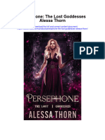 Persephone The Lost Goddesses Alessa Thorn All Chapter