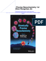 Download Atomically Precise Nanochemistry 1St Edition Rongchao Jin 2 full chapter