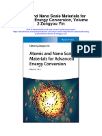 Atomic and Nano Scale Materials For Advanced Energy Conversion Volume 2 Zongyou Yin Full Chapter