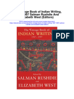Secdocument - 196download The Vintage Book of Indian Writing 1947 1997 Salman Rushdie and Elizabeth West Editors All Chapter