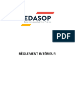 Reglement Interieur Ecole Adopte Par CA 21 03 2019