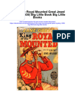King of The Royal Mounted Great Jewel Mystery 1939 Big Little Book Big Little Books Full Chapter