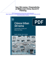 Chinese Urban Shi Nema Cinematicity Society and Millennial China David H Fleming Full Chapter