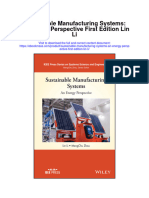 Download Sustainable Manufacturing Systems An Energy Perspective First Edition Lin Li full chapter