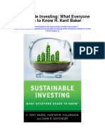 Download Sustainable Investing What Everyone Needs To Know H Kent Baker 2 full chapter