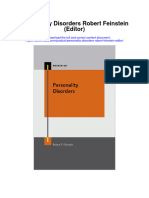Personality Disorders Robert Feinstein Editor All Chapter