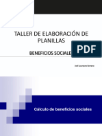 SEMANA 7 Y 8  CALCULO DE BENEFICIOS SOCIALES