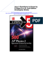 Download 500 Ap Physics 2 Questions To Know By Test Day 5 Steps To A 5 2Nd Edition Christopher Bruhn full chapter