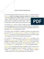 Relatório Das Actividades Do Estudo AGA KHAN