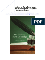 The Vocation of Sara Coleridge Authorship and Religion 1St Edition Robin Schofield All Chapter