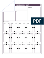 World Creation Sheet (Form Fillable)