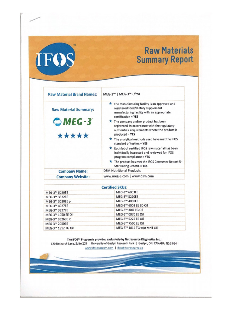 Raw Materials | PDF
