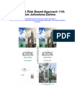 Download Auditing A Risk Based Approach 11Th Edition Johnstone Zehms full chapter