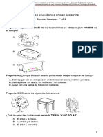 1º Año PRUEBA DIAGNOSTICO