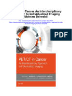 Download Pet Ct In Cancer An Interdisciplinary Approach To Individualized Imaging Mohsen Beheshti all chapter