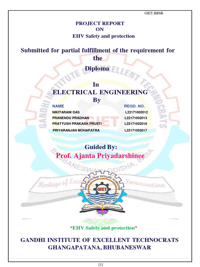 Engineering Final Year Project Report on (1) | PDF | Transformer ...