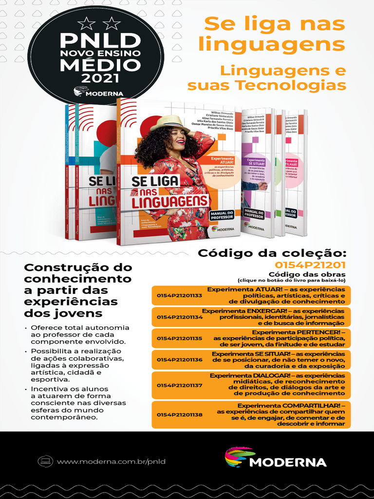 01 - Se Liga Nas Linguagens - Linguagens e Suas Tecnologias | PDF ...